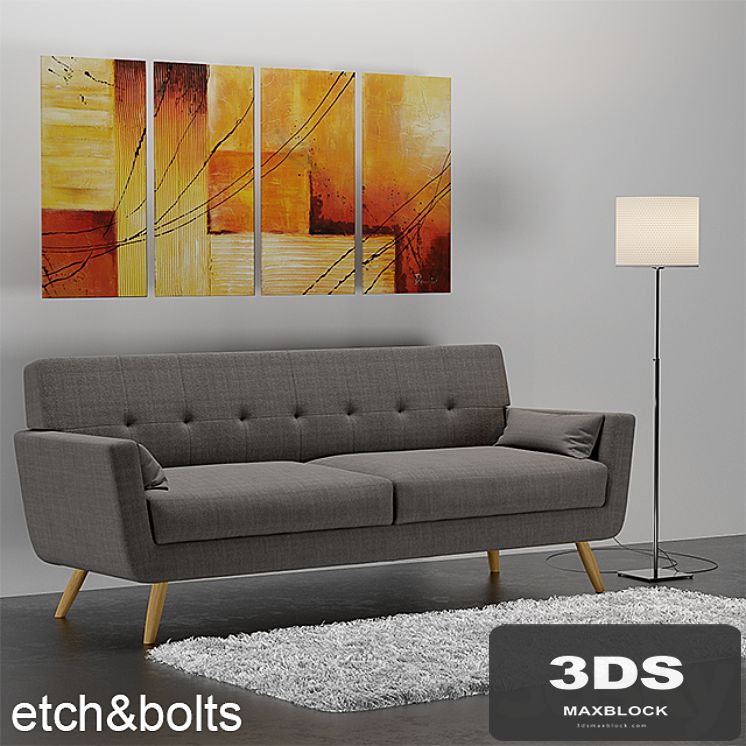 Etch &amp; Bolts Bonj Sofa, IKEA ALÄNG