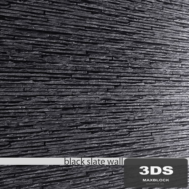 STONE SLATE BLACK, slate, stone, stone wall, wild stone, panel, loft decor