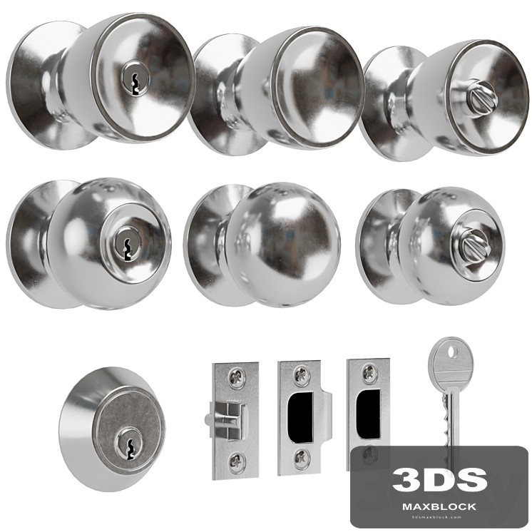 Door handle button
