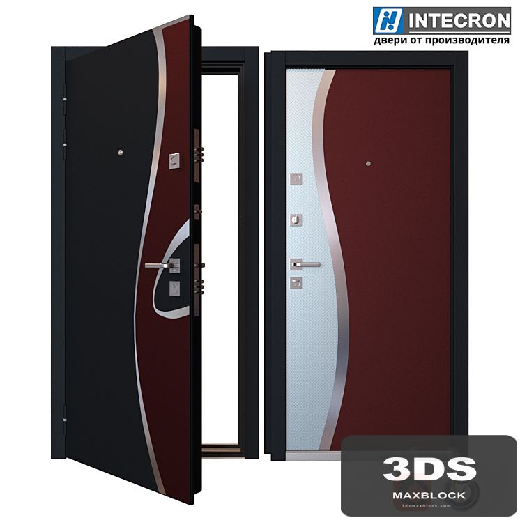 Input metal door INTECRON WAVE