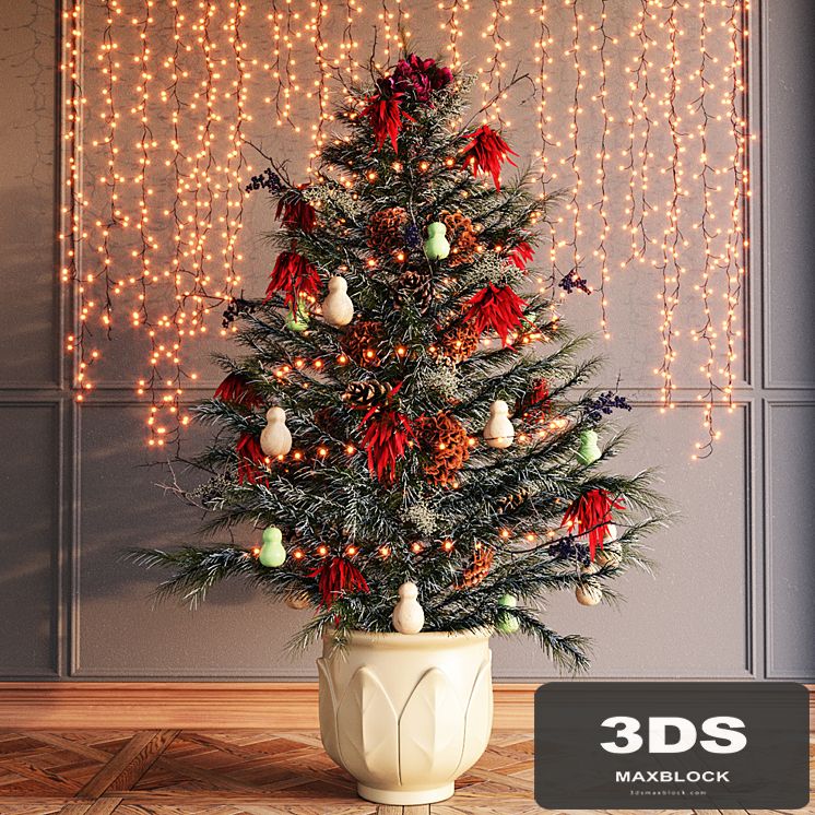 Festive Christmas Tree
