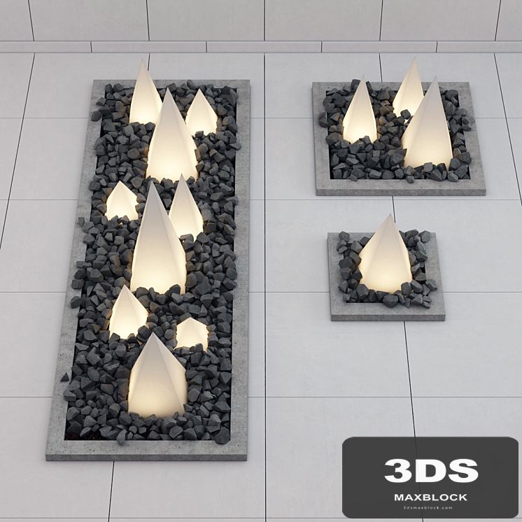 Decor light pyramids