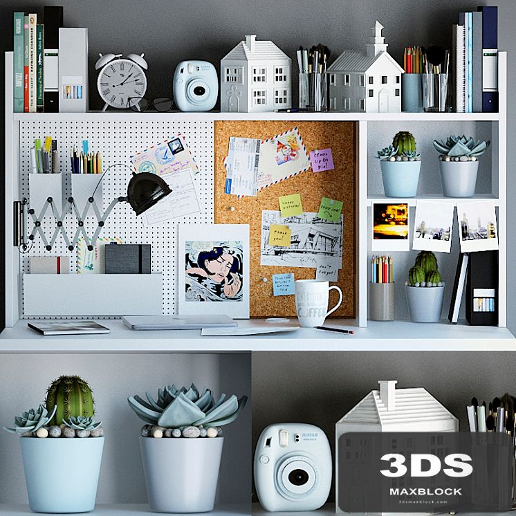 Decorative set for your desktop