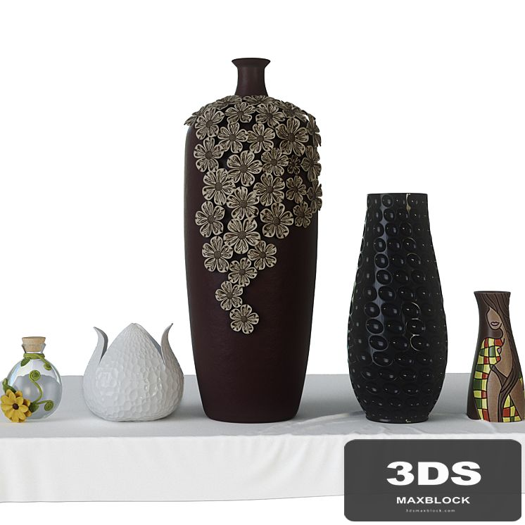 A set of vases