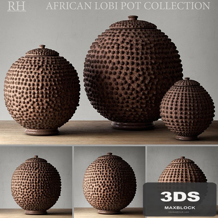 AFRICAN LOBI POT COLLECTION