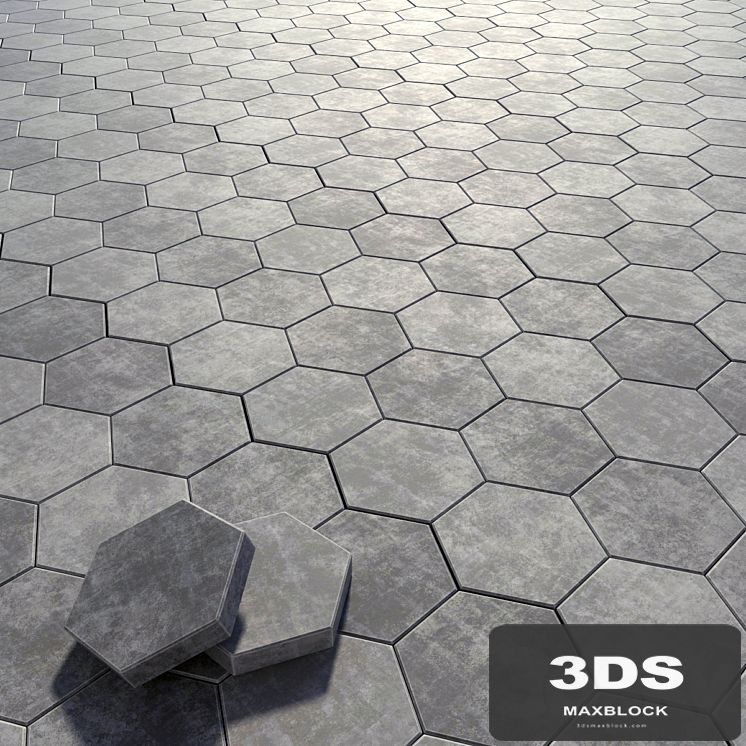 Paving stone hexagon