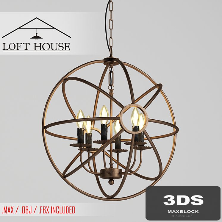 Hanging lamp LOFT HOUSE P-74/1
