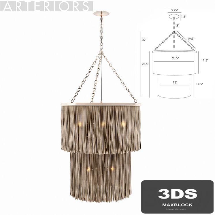 Chandelier Arteriors James Chandelier