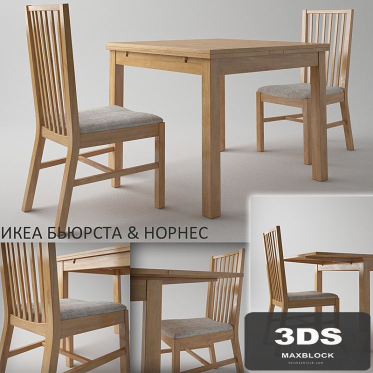 IKEA BYURSTA &amp; NORNES