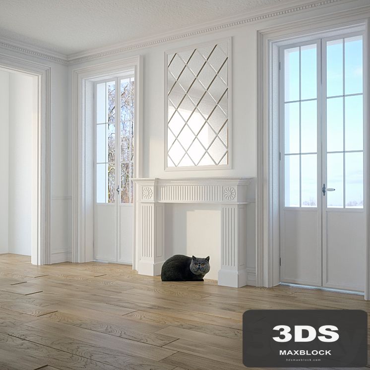 Fireplace and stucco Harmony