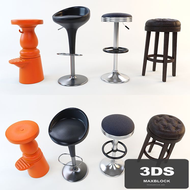 A set of bar stools (4 pcs.) Part 1