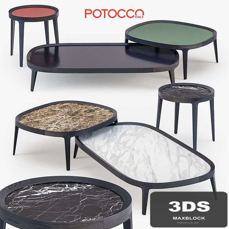 Potocco Spring coffee table set