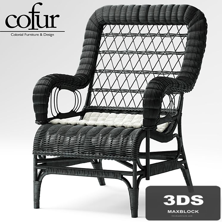 Armchair Blixen chair cofur