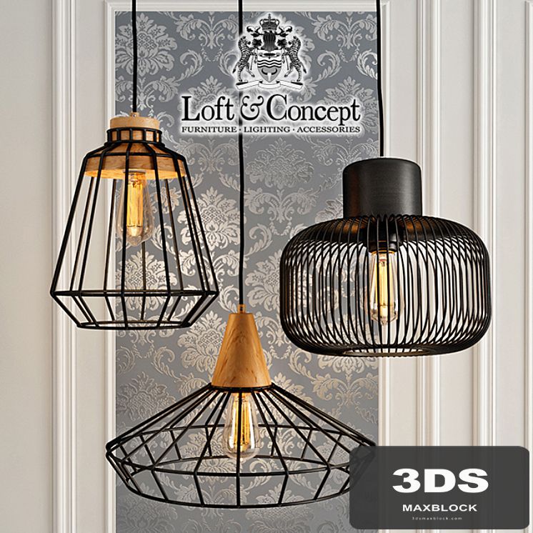 Wooden Suspended Fixture