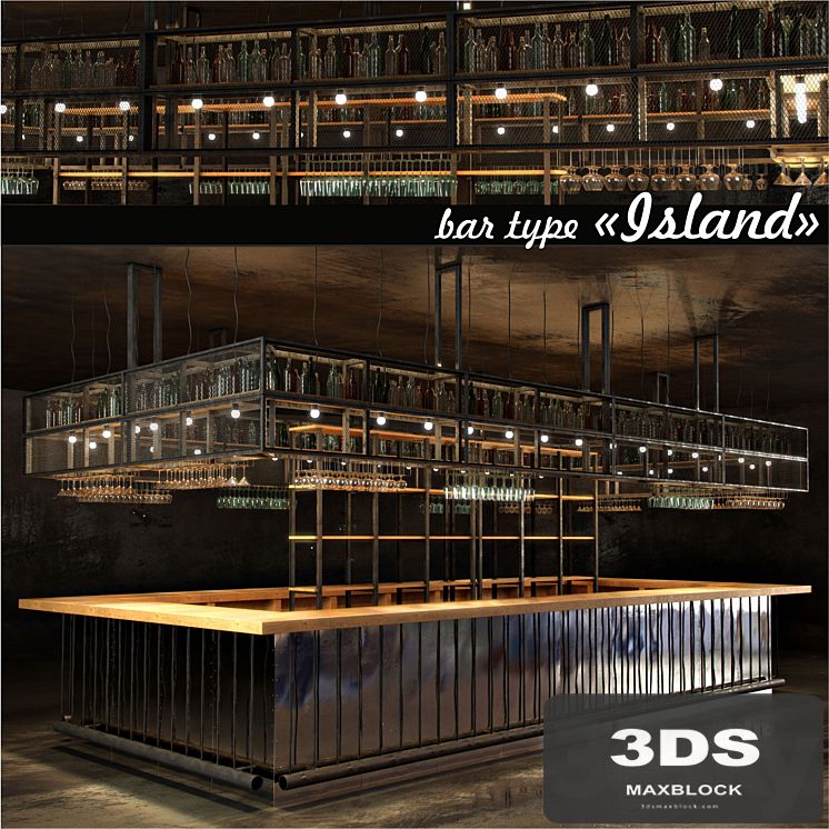 Bar "The Island" - Bar type "Island"