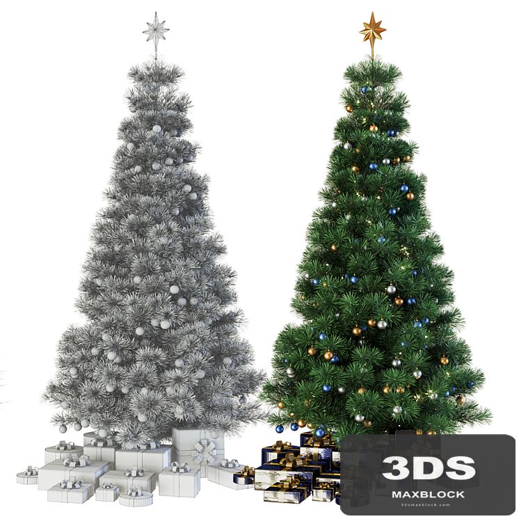 Christmas tree with gifts