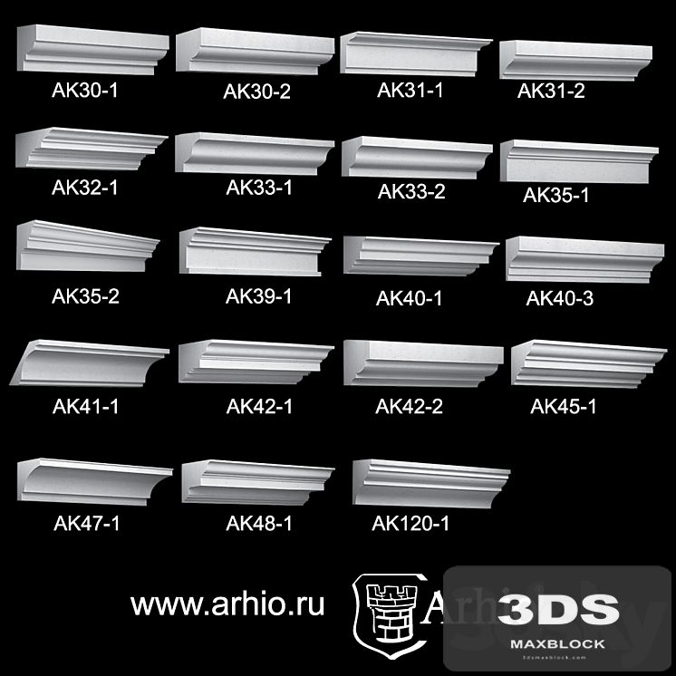 Collection eaves Arhio® (AK30-AK120)
