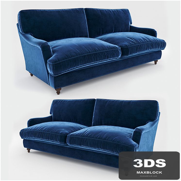 Sherlock Sofa, Sapphire.