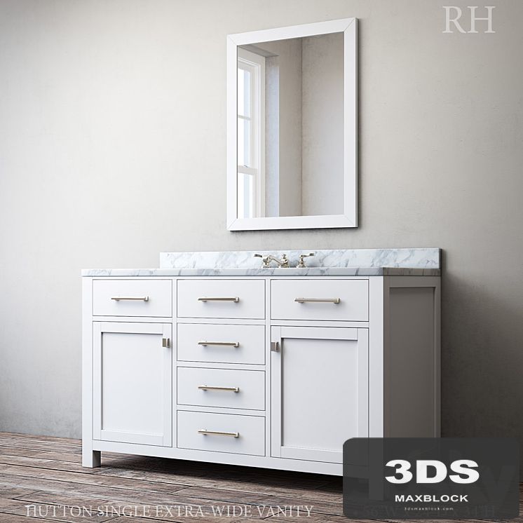 HUTTON SINGLE EXTRA-WIDE VANITY