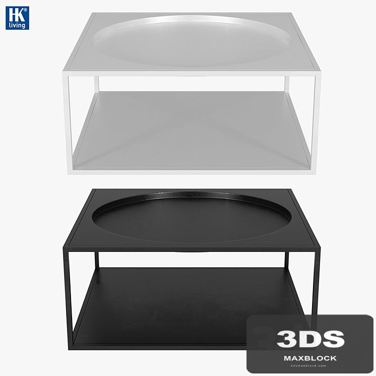 HK Living - Steel Coffee Table