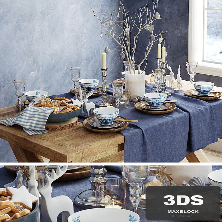 Festive table setting