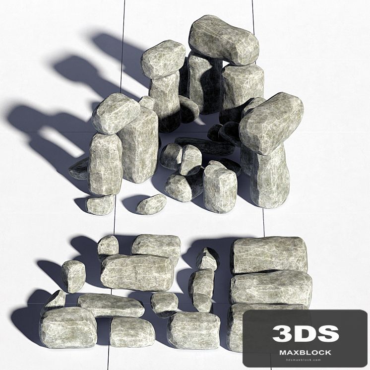 Stone collection decor exterior