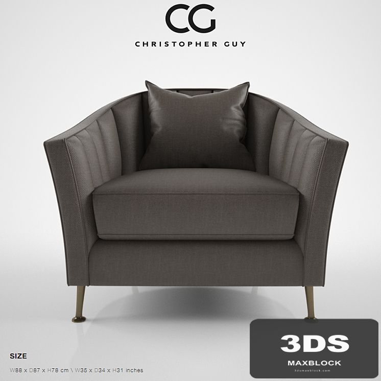 Christopher Guy Alexandrine armchair