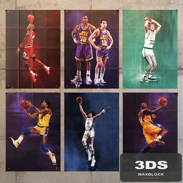 Series of posters - posters "NBA Legends"