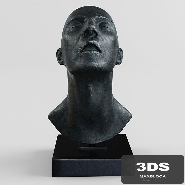 Lotta Blokker head sculpture