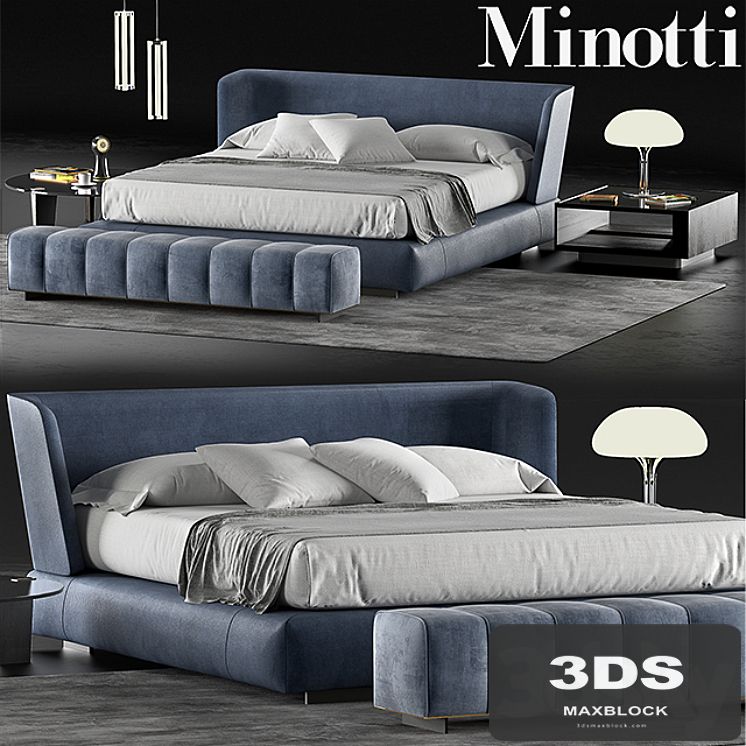 Minotti creed bed