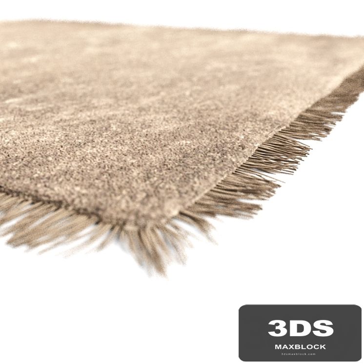 Shaggy carpet edging
