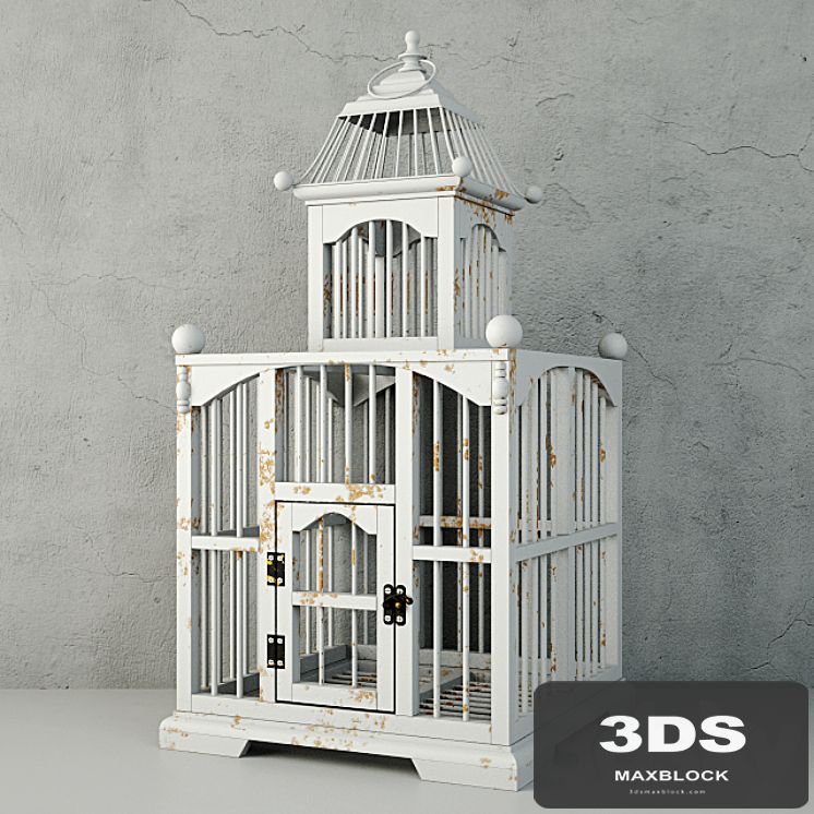 White Decorative Cage / ZARA HOME