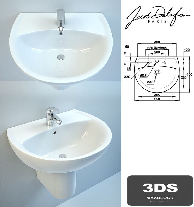 Sink Jacob Delafon Patio E4158