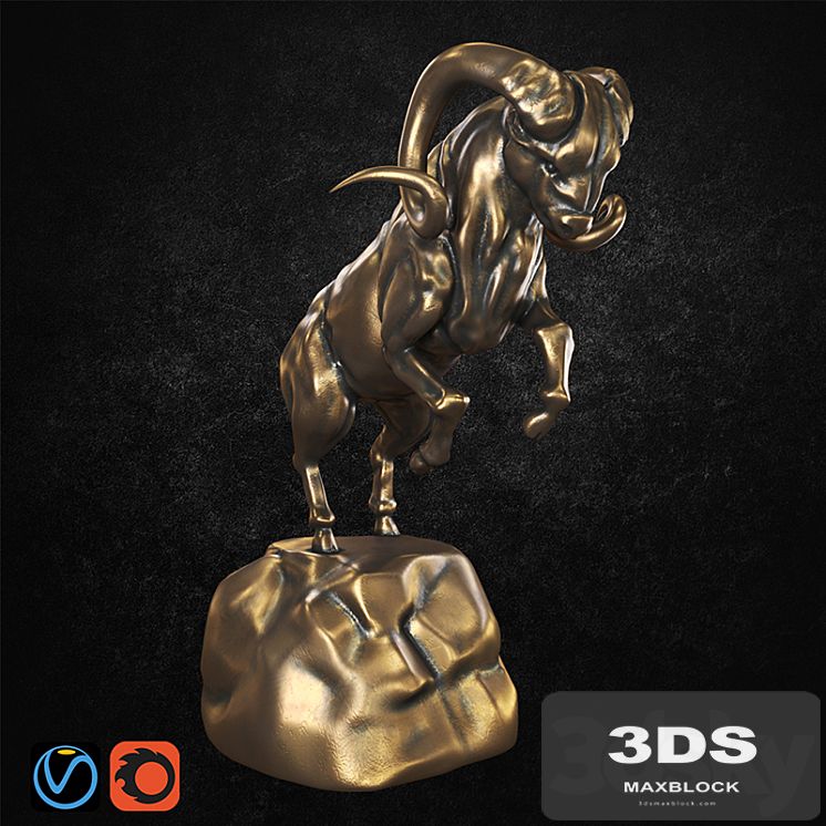 Oven statuette / Figurine "Aries"