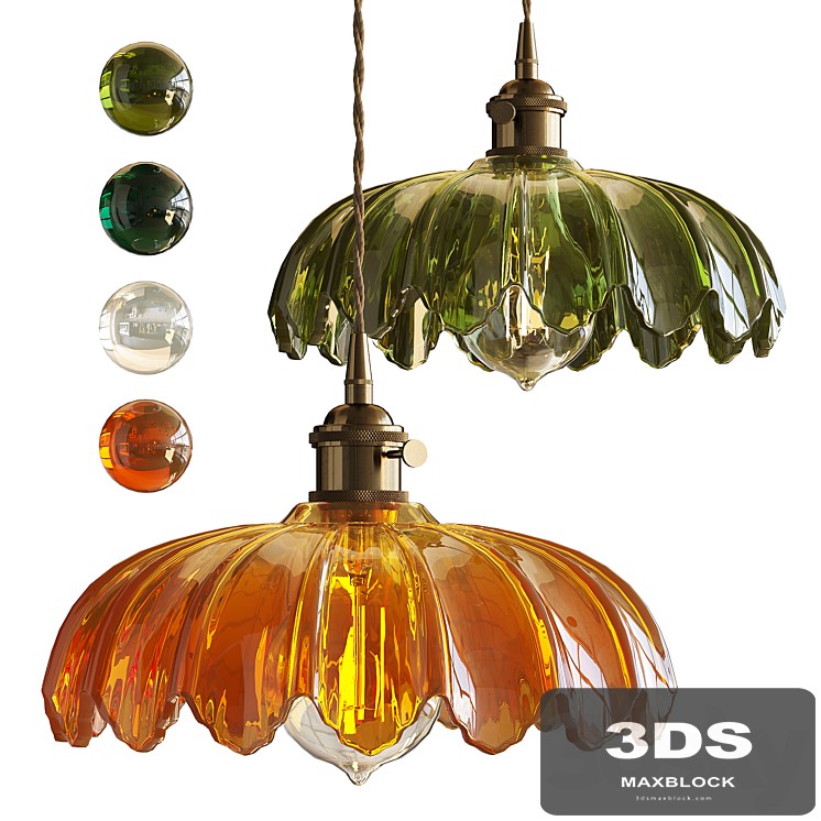 Flower Pendant Light (4 Colors) "Lotus"