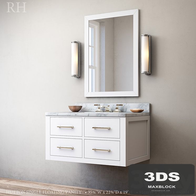 HUTTON SINGLE FLOATING VANITY