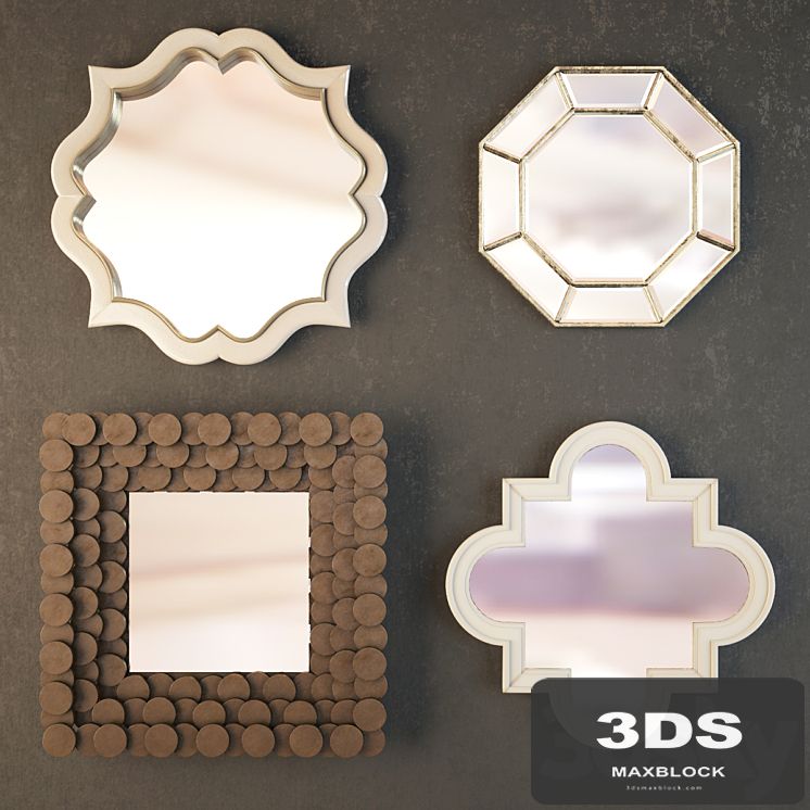 A set of mirrors
