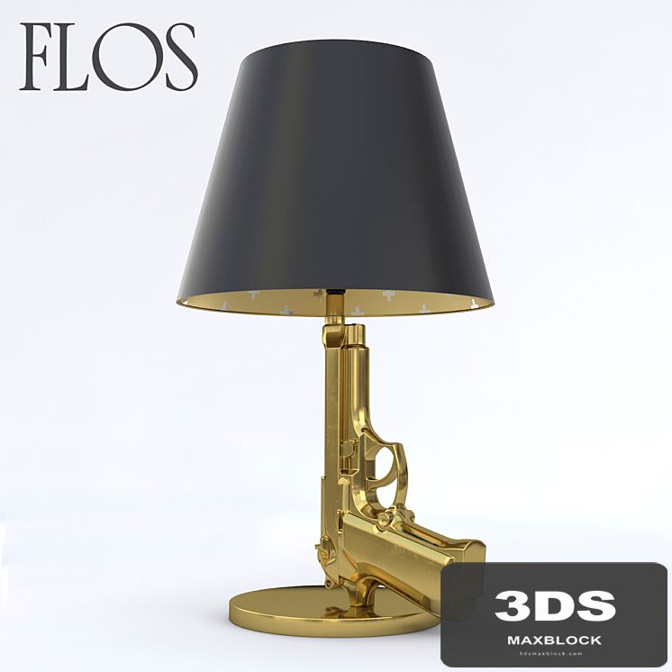 FLOS BEDSIDE GUN LAMP
