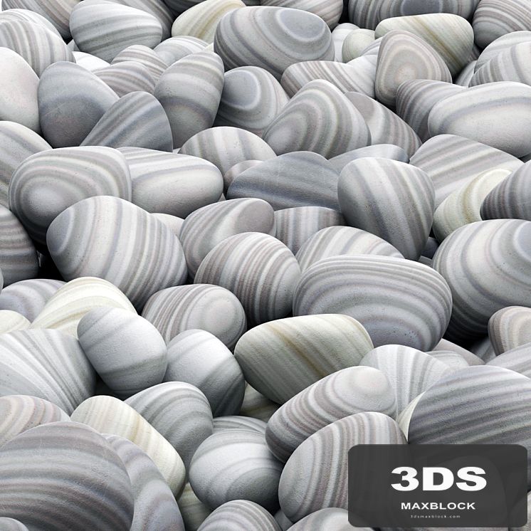 Pebble color docoration