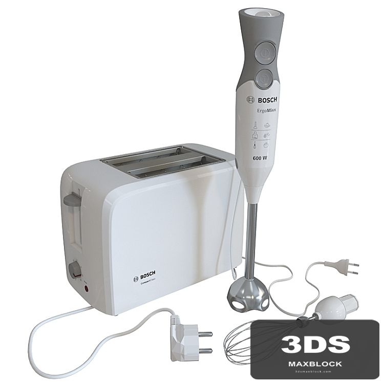 Toaster and blender Bosch