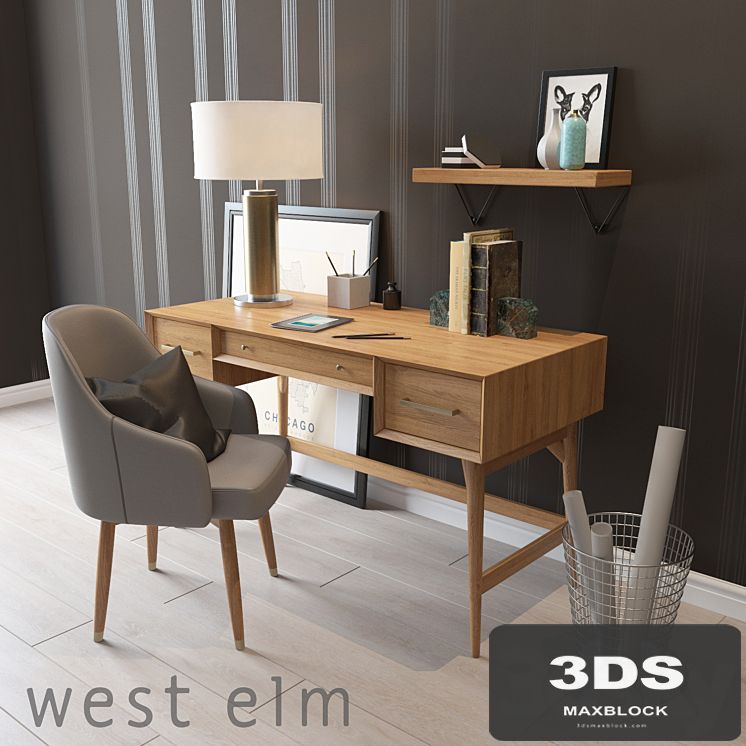 West Elm Mid-Century Desk