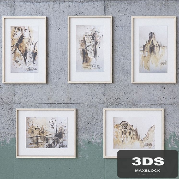 Pictures painted coffee