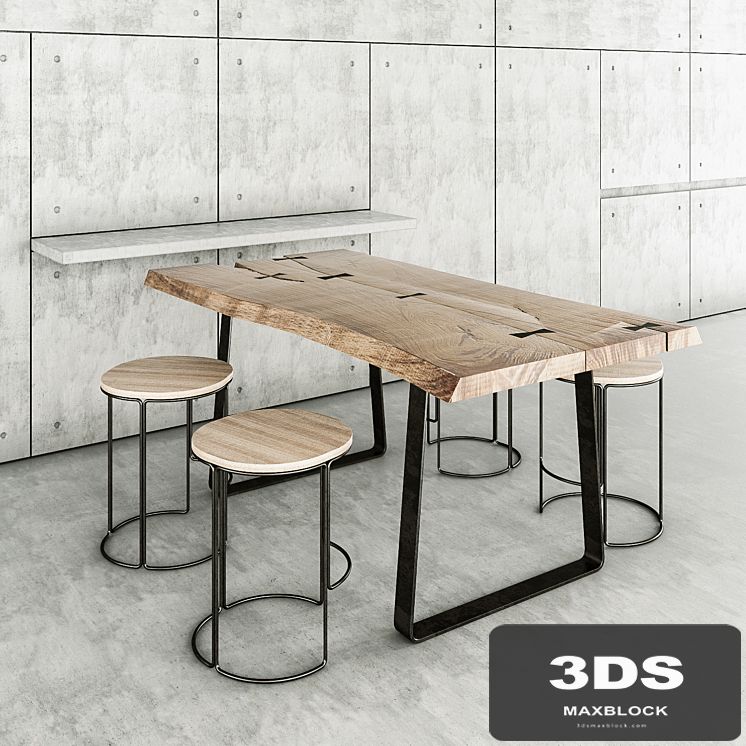 Concrete &amp; wood