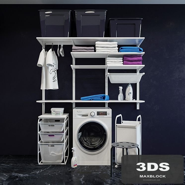 Algot IKEA Storage System ikea BOAXEL БОАКСЕЛЬ/ washing machine / Towels