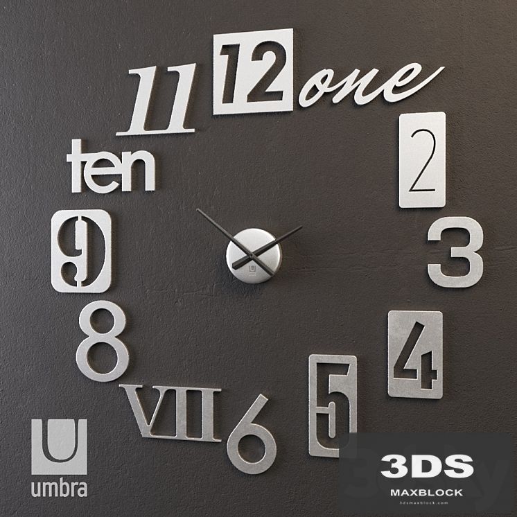 Wall clock Numbra