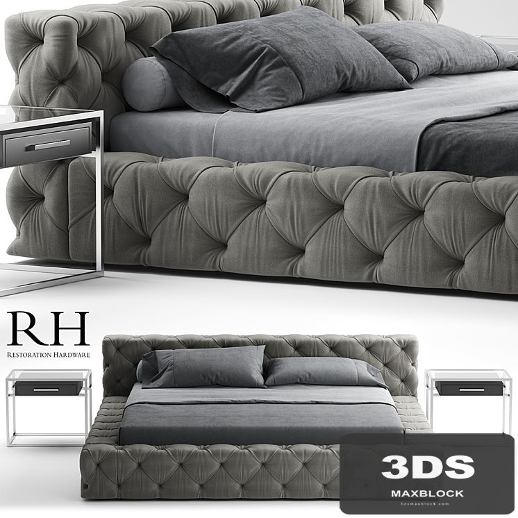 Bed rh soho bed