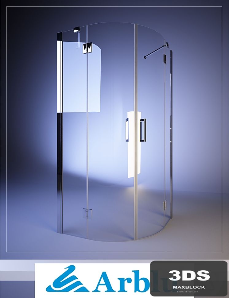 Arblu, MARTE ANGOLO tondo, shower screens