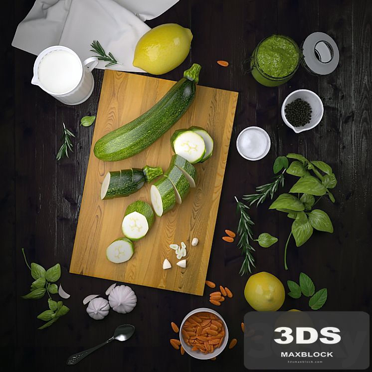Decor with vegetables
