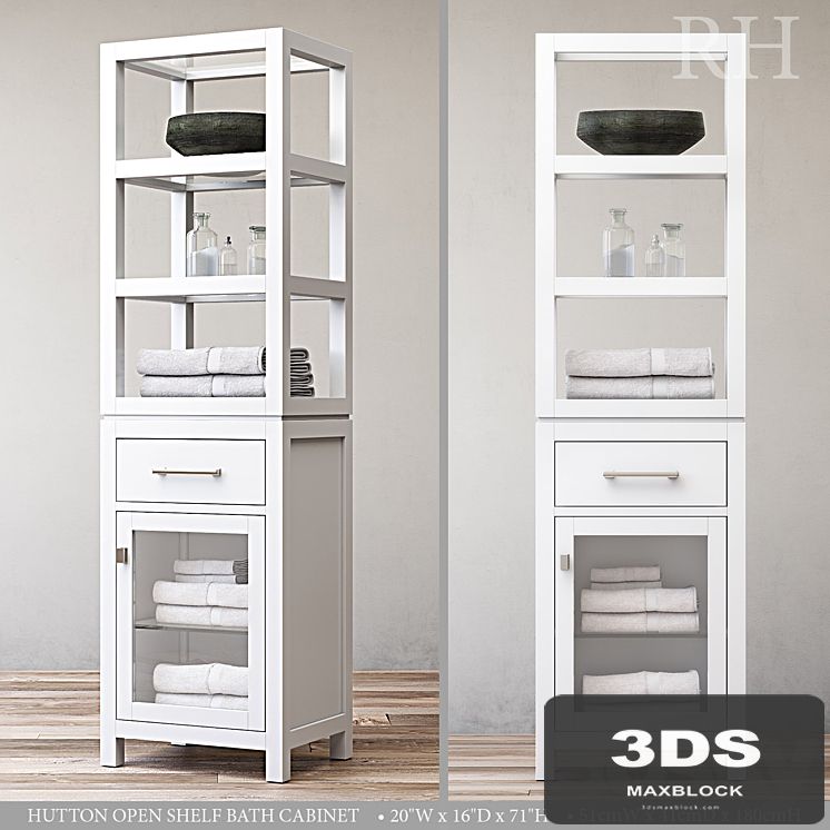 HUTTON OPEN SHELF BATH CABINET