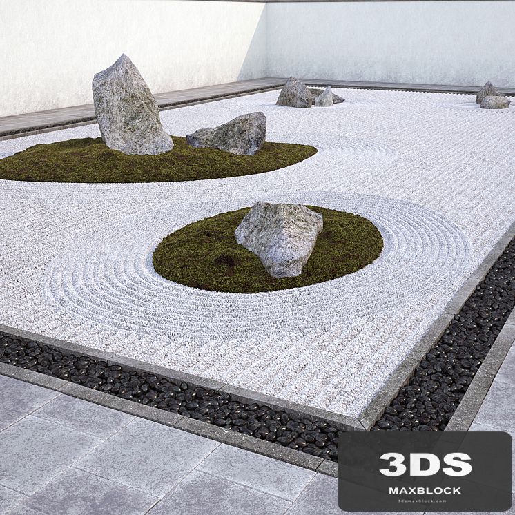 Japanese Zen Rock Garden
